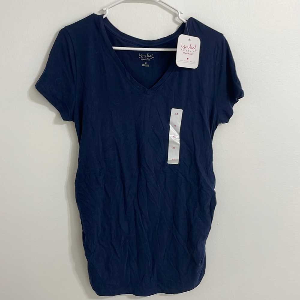 Isabel Maternity Navy Blue maternity top